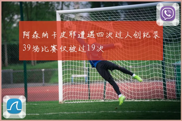 阿森纳卡皮耶遭遇四次过人创纪录39场比赛仅被过19次